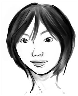 アカリの顔
